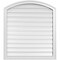 Ekena Millwork Arch Top Surface Mount PVC Gable Vent: Non-Functional, w/2"W x 1-1/2"P Brickmould Frame, 32"W x 34"H GVPAR32X3402SN - alternate 1